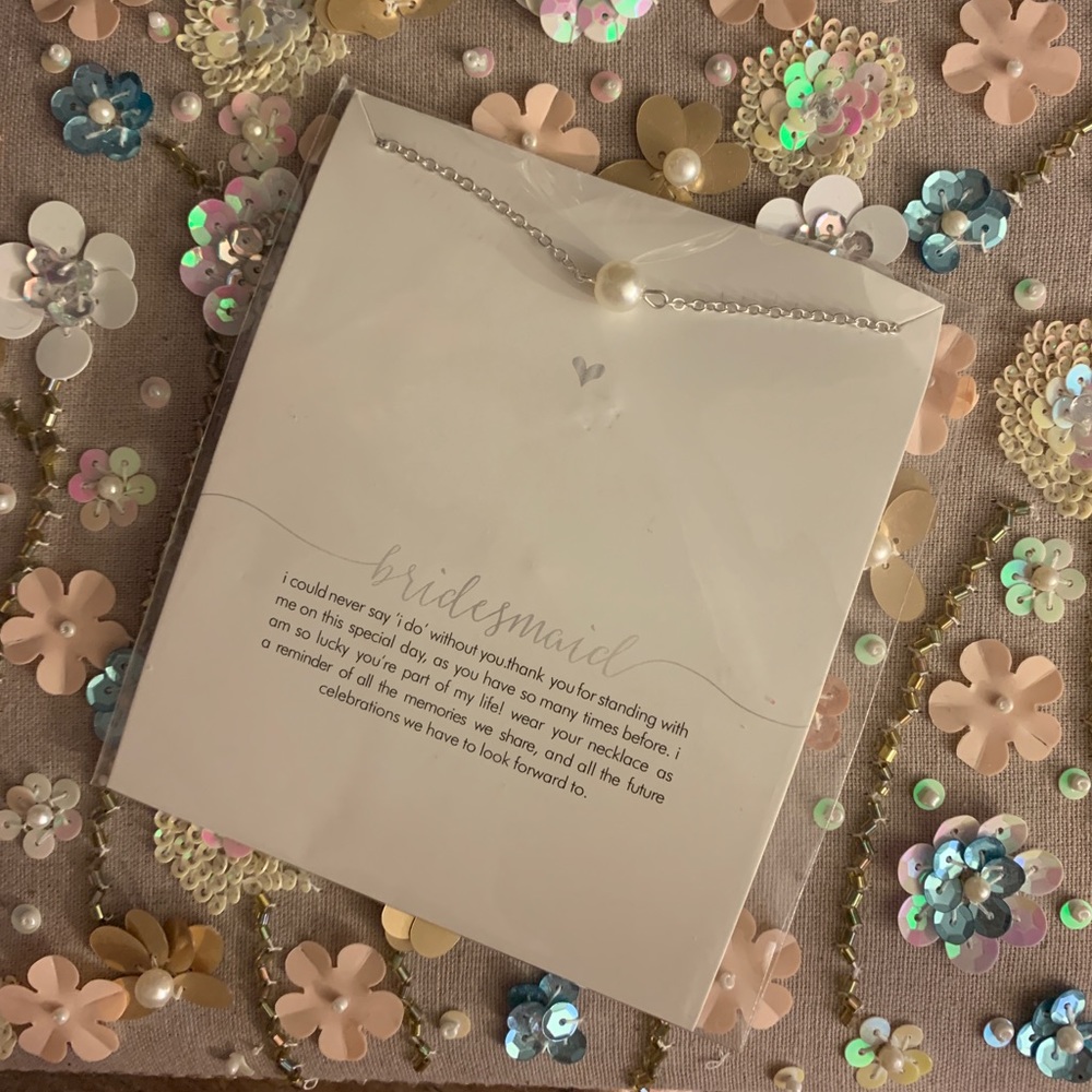 bridesmate pearl necklace